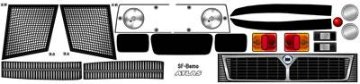 アトラス OP8-376 ボディデカール SF-Bemoボディ用 SF-Bemo Body Decal画像