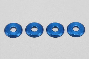 ヨコモ SP-3323 RC-12L3 シリーズ用 1.6mm厚 サスアーム スペーサー (アルミ製 4ヶ入)の画像