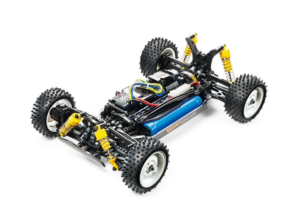 タミヤ 57987 1/10RC ファーストトライ RCキットTT-02Bシャーシ （ネオスコーチャー ボディ付）の画像