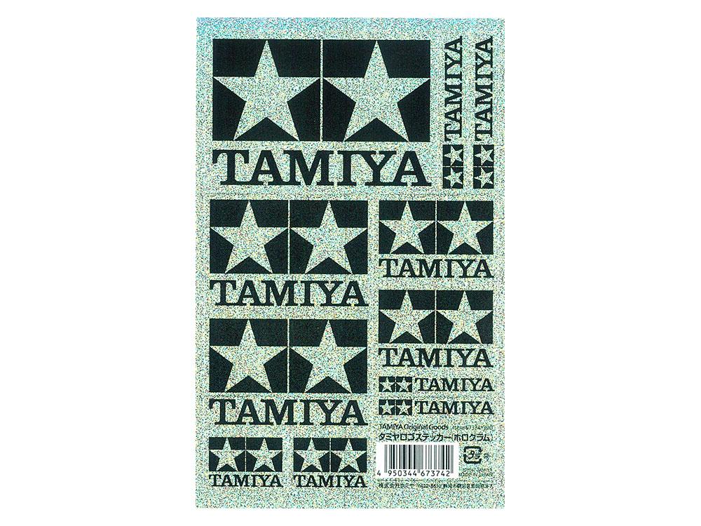 タミヤ 67374 タミヤロゴステッカー（ホログラム）画像