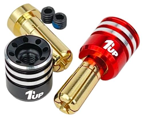 とりおん 1UP-HBP5M 1up Racing Heatsink Bullet Plugs - 5mmの画像