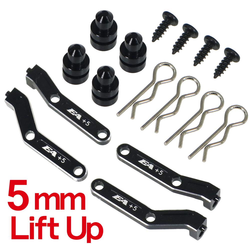 Eagle MINI-Z4X4-17-05 ALﾎﾞﾃﾞｨ&ﾊﾞﾝﾊﾟｰﾘﾌﾄｱｯﾌﾟｾｯﾄ5mmUP:MINI-Z 4X4ｼﾞﾑﾆｰ用の画像