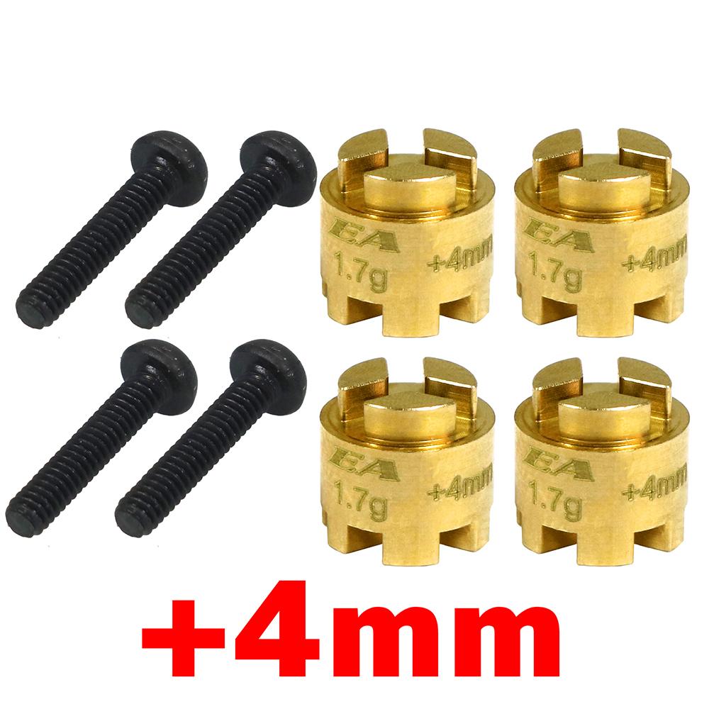 Eagle MINI-Z4X4-14-4 ﾌﾞﾗｽ･ﾎｲﾙｽﾍﾟｰｻｰ+4:MINI-Z 4X4用(4pcs)の画像