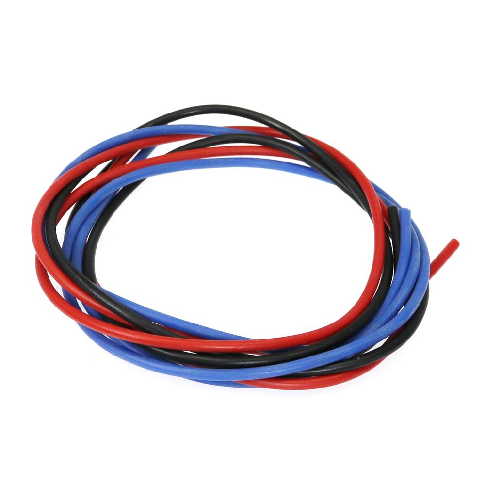 Eagle 2263 ｼﾘｺﾝ銀ｺｰﾄﾞｾｯﾄ･18G[ｹﾞ-ｼﾞ](赤､黒､青 各60cm)の画像