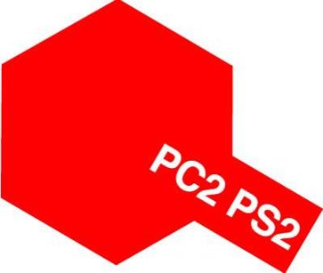 タミヤ 86002 ポリカーボネートスプレー PS-2 レッド画像