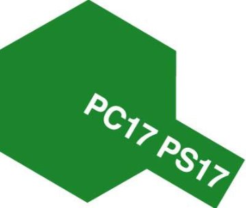 タミヤ 86017 ポリカーボネートスプレー PS-17 メタリックグリーン画像