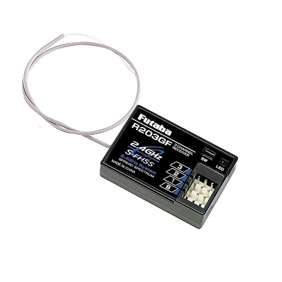 Futaba 107342-3 R203GF カー用S-FHSS方式・3PV/3PRKA標準レシーバーの画像