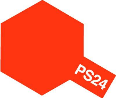 タミヤ 86024 ポリカーボネートスプレー PS-24 蛍光オレンジ画像