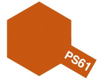 タミヤ 86061 ポリカーボネートスプレー PS-61 メタリックオレンジ画像