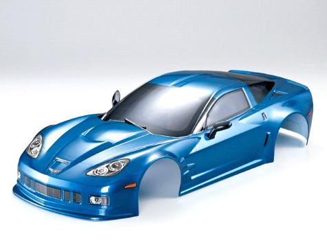 KillerBody 48150 Corvette GT2 Finished Body Metallic-blue (Printed)画像