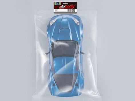 KillerBody 48150 Corvette GT2 Finished Body Metallic-blue (Printed)画像