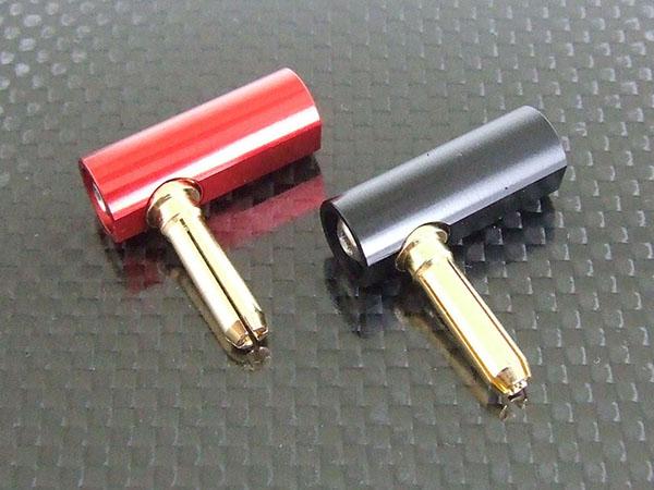 カワダ B85 アルミケース付L型コネクターΦ4mmの画像