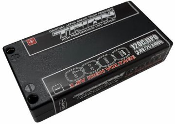 とりおん TGB-1S6800HV4M TRION Li-Po Battery 6800mAh/3.8V/120C/4mm パワー重視型の画像