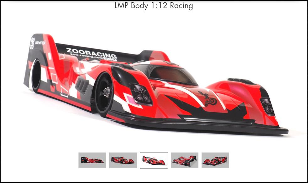 RC-MISSION ZR-0013-05-J2 ZooRacing Drakster 1/12レーシング用