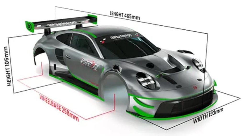 ヨコモ MS1.0 搭載ボディ Bittydesign P-GT3R