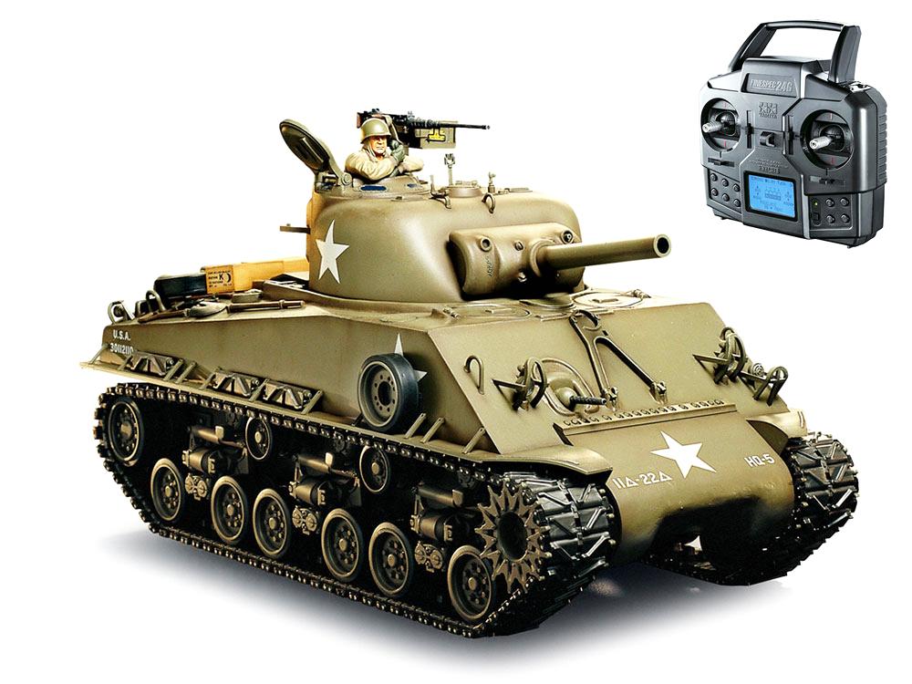 タミヤ 56013 【セール】 1/16RC M4シャーマン(105mm榴弾砲)フルオペレーションセット【最終生産】の画像