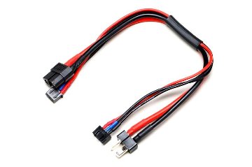 ヨコモ RP-122-2 充電/バランスケーブル 20cm (XT60/2P Tプラグ)の画像