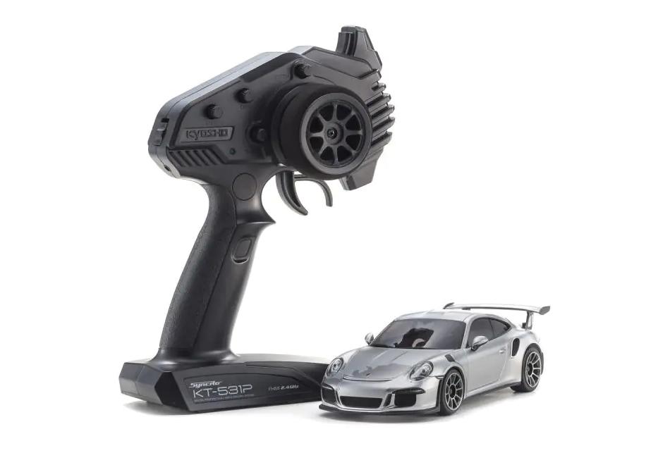 京商 32358S ミニッツRWD MR-04 ポルシェ 911 GT3 RS GTシルバーメタリックの画像