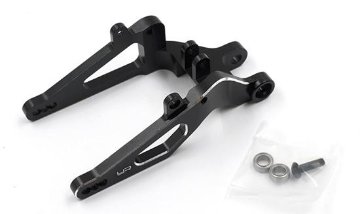 YeahRacing KYMC-002BK 京商 1/8 バイク用 アルミリアスイングアーム ブラックの画像