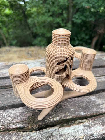 ムイルミ　ミニ森ちょこ「シャドウ No.3 」(顔)  ナチュラル色の画像