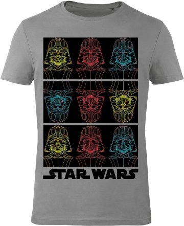Cmyk Vader Boxed T-shirt画像