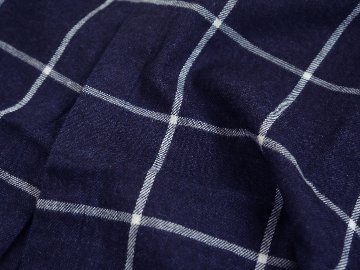 インディゴビエラウインドペーンチュニック　MADE IN JAPANの画像