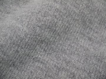 ダブルフェイスフリーススタンドカラープルオーバー　MADE IN JAPANの画像