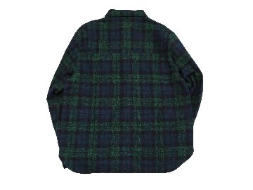 コットンツイードショートワイドカラーシャツ　MADE IN JAPANの画像