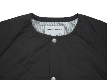 ライトキルティングクルードットジャケット　MADE IN JAPANの画像