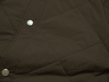 ライトキルティングクルードットジャケット　MADE IN JAPANの画像