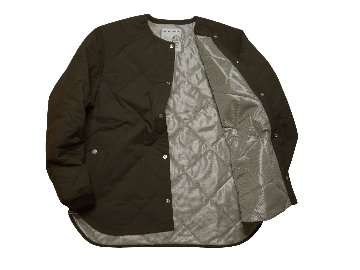 ライトキルティングクルードットジャケット　MADE IN JAPANの画像
