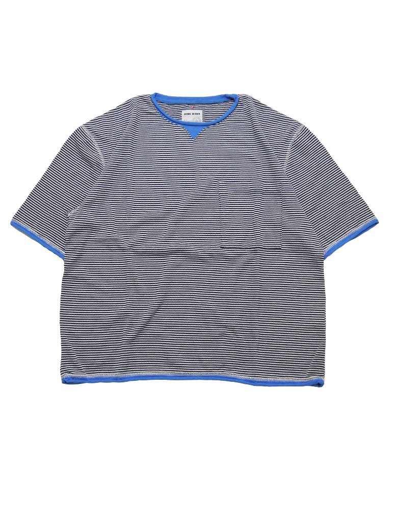 メッシュボダーロールネックT　MADE IN　JAPANの画像