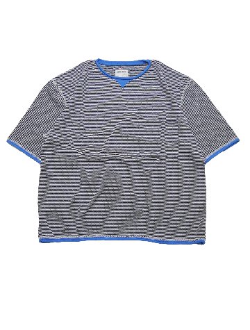メッシュボダーロールネックT　MADE IN　JAPANの画像