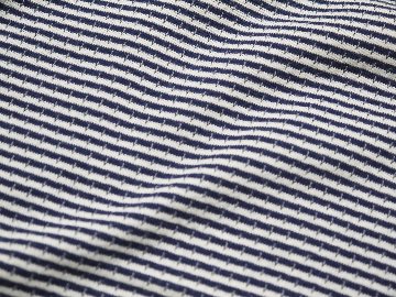 メッシュボダーロールネックT　MADE IN　JAPANの画像