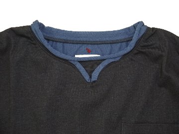 プレーティング天竺ダブルロールネックT　MADE IN　JAPANの画像