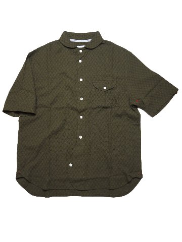 パナマラウンドカラーシャツ　MADE IN JAPANの画像