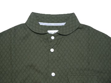 パナマラウンドカラーシャツ　MADE IN JAPANの画像