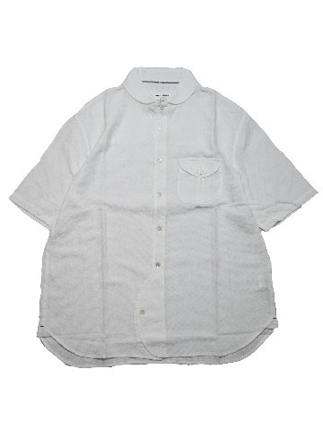 パナマラウンドカラーシャツ　MADE IN JAPANの画像