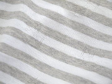 アンカーメッシュジャカードダブルロールネックT　MADE IN JAPANの画像