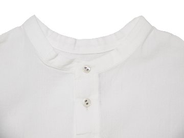 ドットアンカージャカードバンドカラーシャツ　MADE IN JAPANの画像