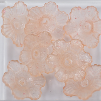 小花 7 紅橙 BOr-3 4枚入り　2 Setの画像