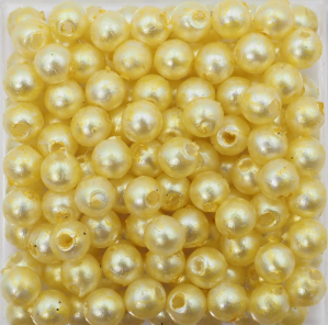 樹脂パール 3ｍｍ 花黄 BYe-3 30個入り　2 Setの画像