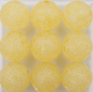 パウダーボールP 8ｍｍ 花黄 BYe-5 6個入り　2 Setの画像