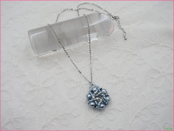 すくも藍キット　「アンヘル」　ペンダントの画像