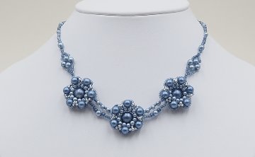 すくも藍キット　「シーノグロッサムIII」　ネックレスの画像