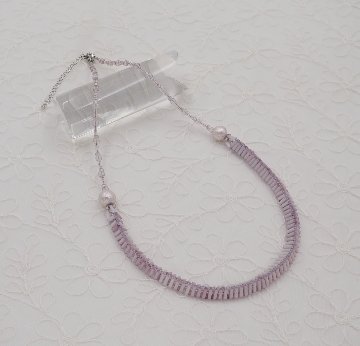 二藍キット　「春の小道」　ネックレスの画像