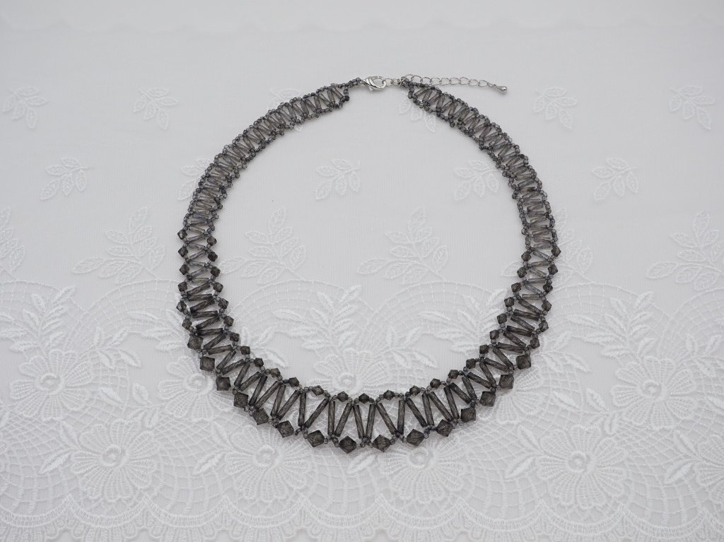 和墨ビーズキット　クレッシェンド　ネックレスの画像