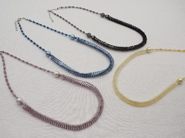 花紅キット　「春の小道」　Yellow　ネックレスの画像