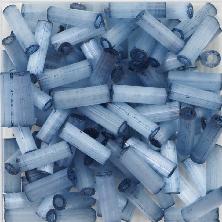 二分竹 シルク　MF-1～5+ 藍　約30ｇ 画像