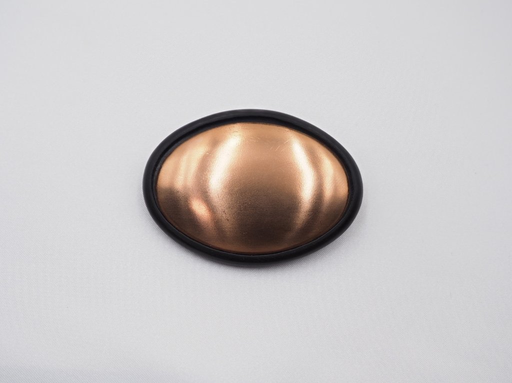 銘木ブローチ台　45ｘ65　アフリカ黒檀　の画像